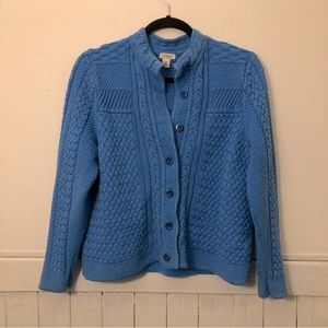 L.L.Bean chunky knit cardigan